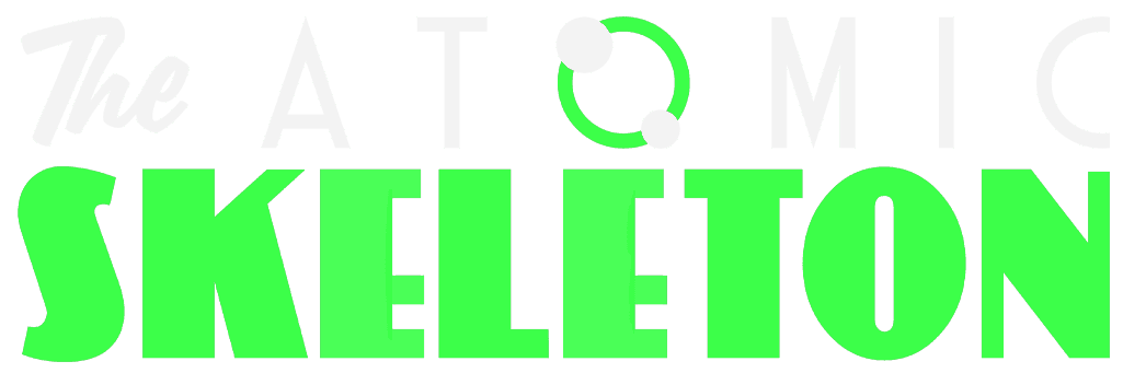 The Atomic Skeleton title logo